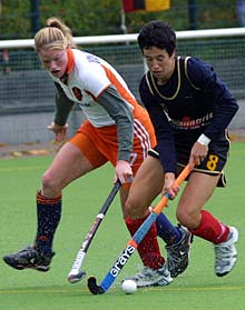 Hallo Australien: Melanie Cremer (rechts) (Bild: sportfoto.tv, Bohlscheid)