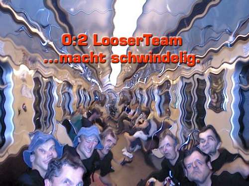 null zu zwei Looser Team